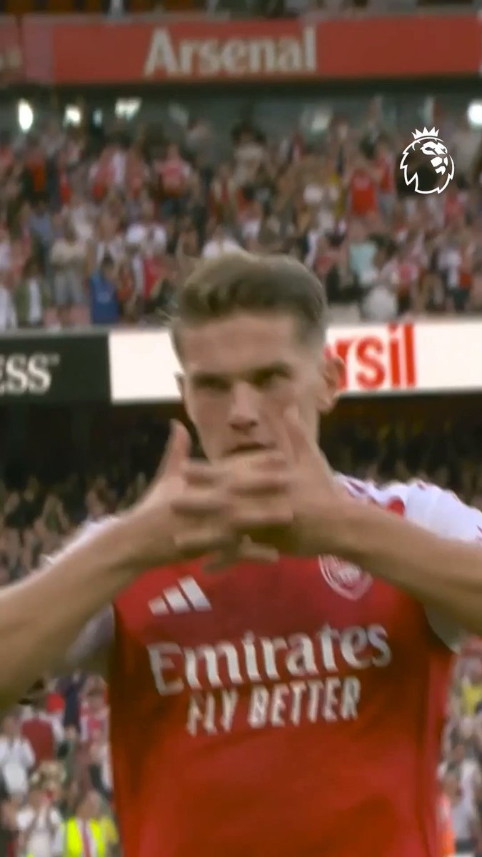 When Viktor Gyokeres scored a brace on his first Premier League match at the Emirates 🔥 🔴 Arsenal