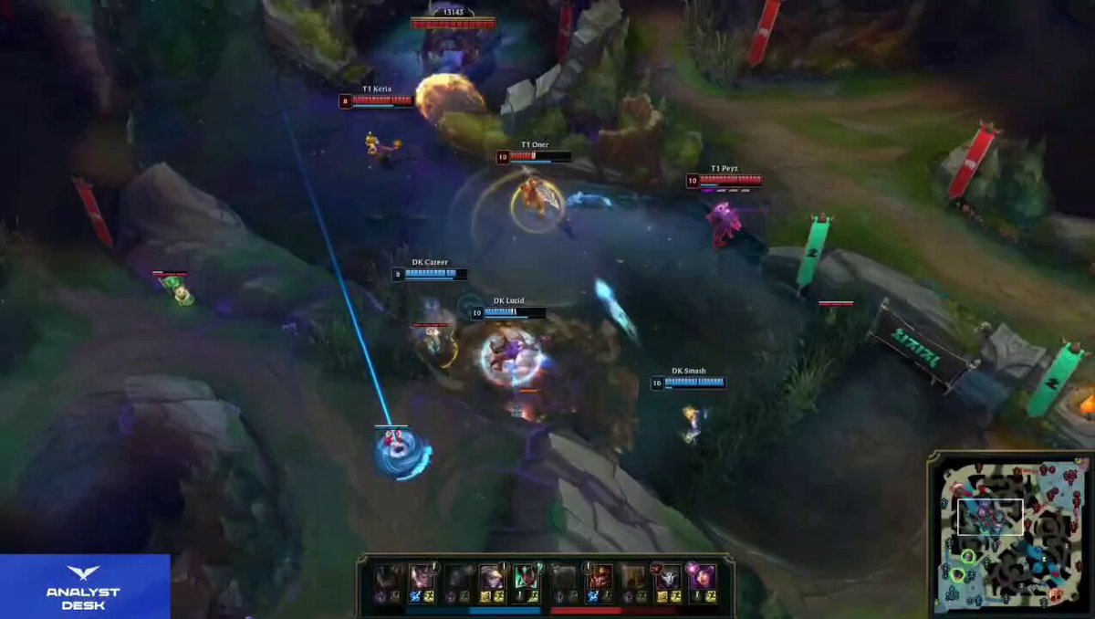 Reason why T1 doesn't need coach voice : Faker's macro👍