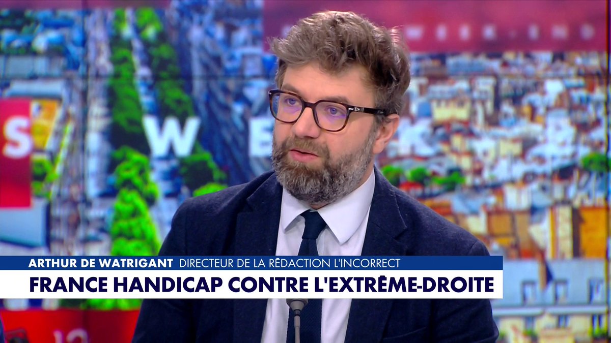 Arthur de Watrigant revient sur l'affaire de France Handicap contre l'extrême droite : «C'est un sujet dont il faut parler en période électorale, mais eux, ils sortent un document en interne en disant qu'il ne faut absolument pas parler à l'extrême droite» dans #HDProsWE