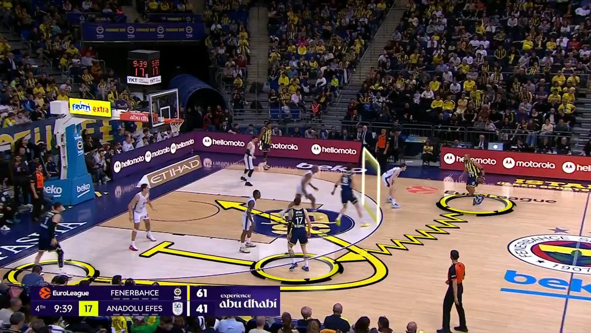 Sarunas Jasikevicius ATO: ball screen decoy into zoom. Pure magic.