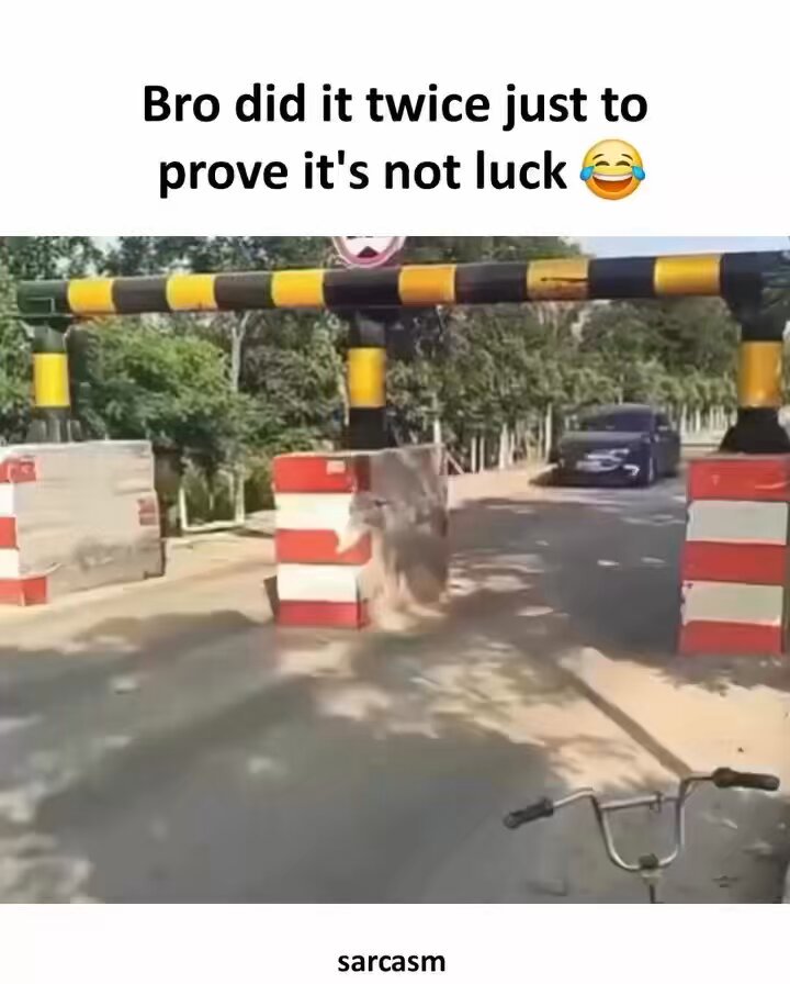 People take unnecessary risks 🤦🏽‍♂️