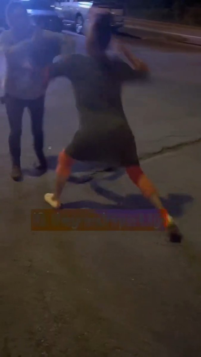 Offered a taste, served a buffet. 62 year old beats down woman in fight