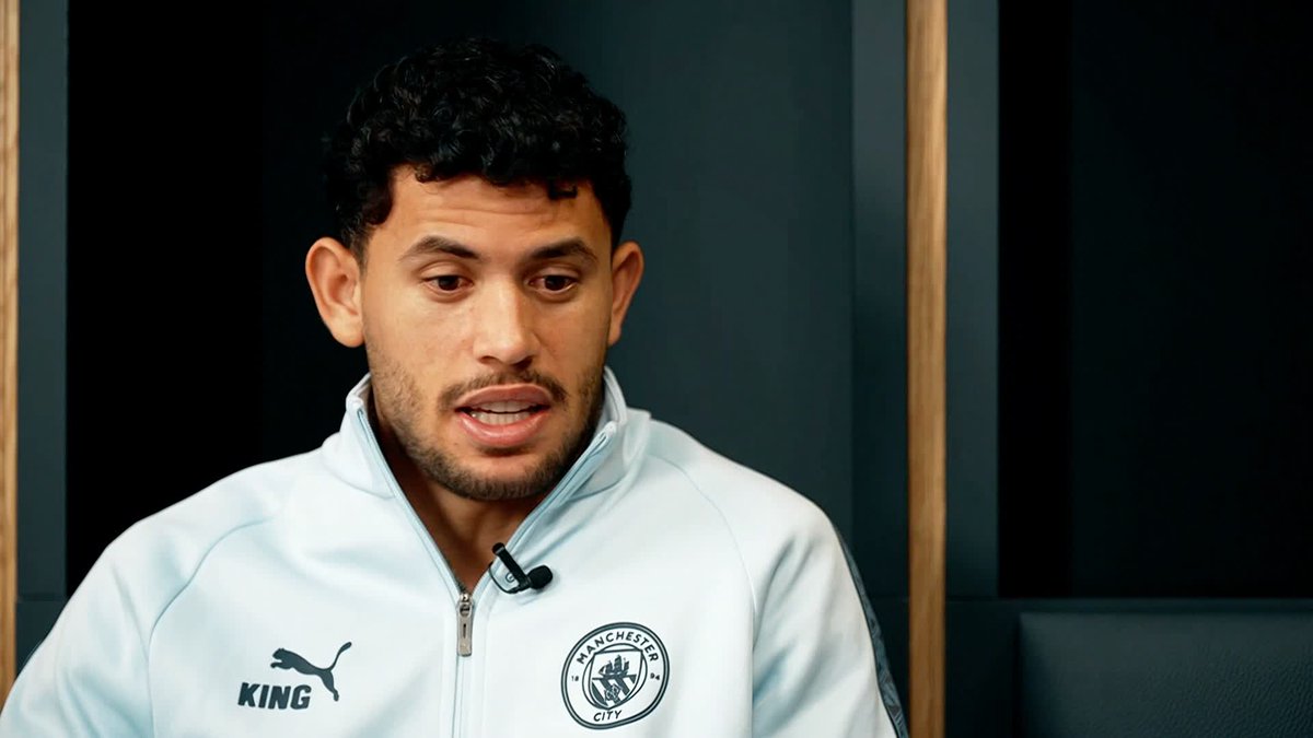 "I'm a Sporting fan... but that moment you don't look at the badge" 🗣️ Matheus Nunes on Man City celebrations after Anatoliy Trubin's goal vs Real Madrid to help Man City qualify in the top eight of the Champions League... despite being a Sporting CP fan 😅
