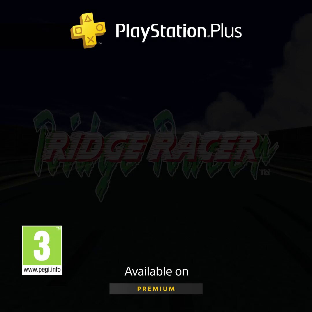 Hit the track in a true classic 🏁 Ridge Racer, a day-one smash from the original PlayStation, is available now in the PlayStation Plus Classics Catalogue.