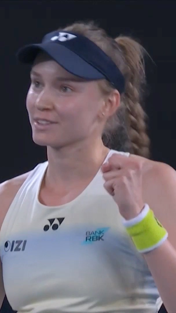 Ha vinto l’eleganza e la bellezza del tennis. Quanto te lo meriti, Lena 🤍 #ausopen #tennis #rybakina