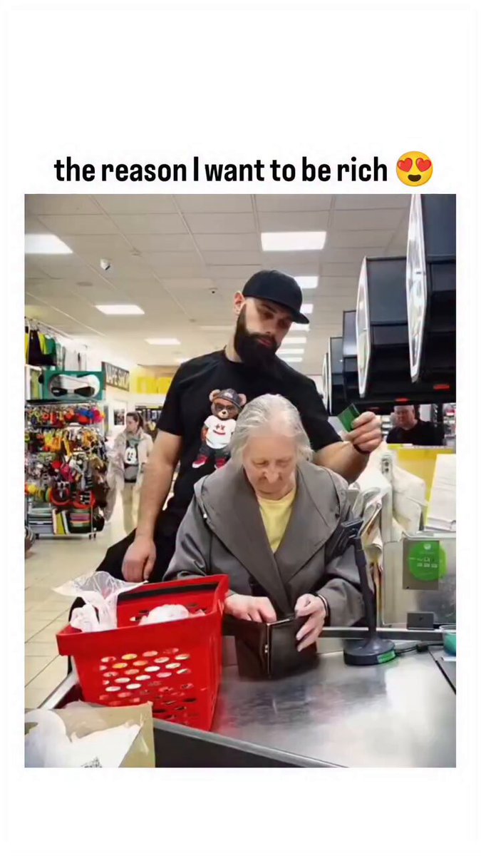 The reason I want to be rich🥰