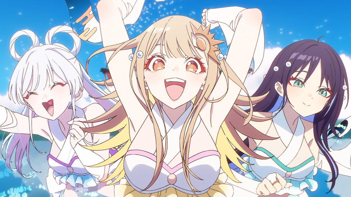 ──────✩₊⁺⋆🌕⋆⁺₊✧────── エンディングテーマ 「ray 超かぐや姫！Version」MV公開 ───────────────── 作詞・作曲：藤原基央 編曲：TAKU INOUE 歌唱：かぐや(cv.夏吉ゆうこ)、月見ヤチヨ(cv.早見沙織) #超かぐや姫 #CosmicPrincessKaguya