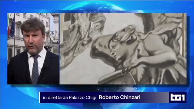 Il Tg1 ci aggiorna in diretta sul dipinto col volto della Meloni. Paese ingiocabile