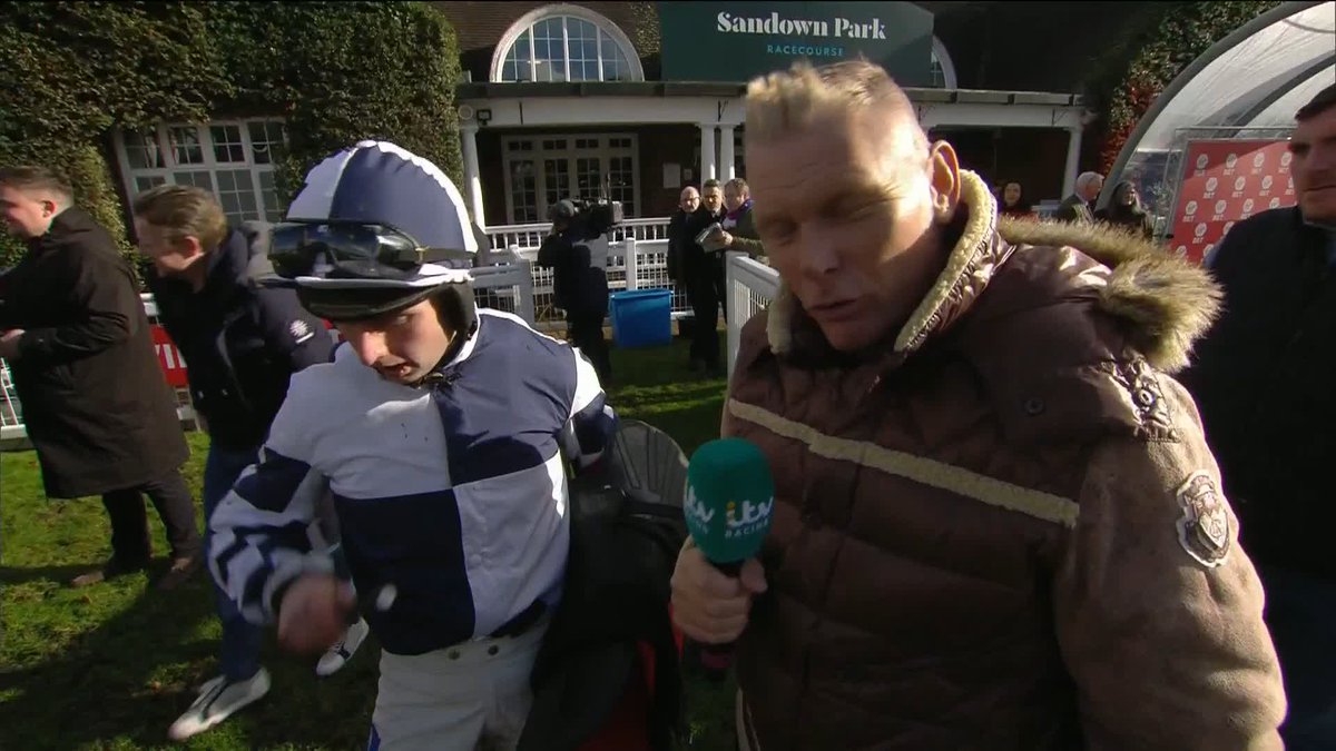 Arrives 30 minutes before the off 🥵 Wins anyway 😁 Matt Chapman speaks to Sean Bowen and Nick Scholfield #ITVRacing | Matt Chapman | Sean Bowen | Nick Scholfield