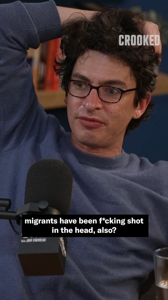 Adam Friedland on what’s happening in Minneapolis: “I don’t think the next question is being asked, which is how many fucking migrants have been fucking shot in the head also? That’s the question.”