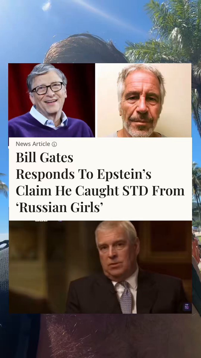 Epstein Hoax leads us to Prince Andrew Time for people to start connecting more dots The currently release suggested Bill Gates had an STD from Russian girls in 2013 Anything to do with Bill Gates after 2012 can only be the movie Which then leads us on to Prince Andrew Epstein is very much part of this operation meaning that Prince Andrew must be too, and when we go back and look at that interview that can only be a production It was so bad and he looked guilty all over it, that would have never been released if it was true We are watching a movie #harrythesoulcoach #epstein #billgates #princeandrew #truth