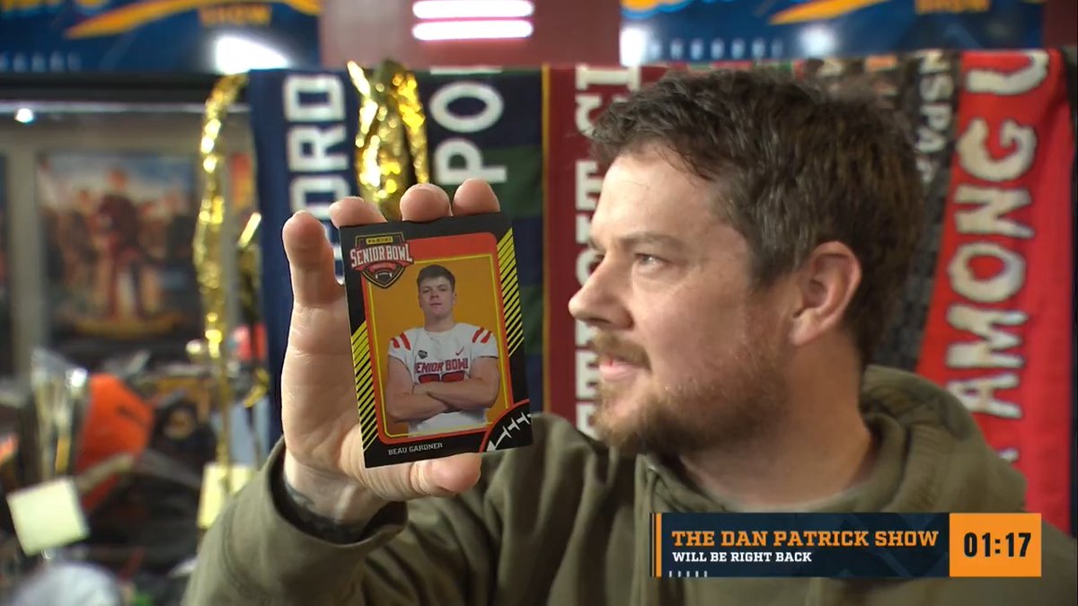 Ahead of today's Panini Senior Bowl, Panini America sent us some special-edition trading cards! #PARTNER