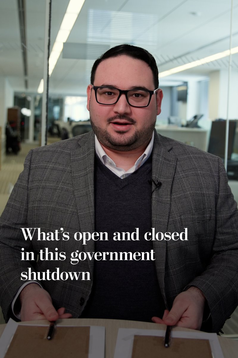 If you're watching this, the government is shut down. Reporter Jacob Bogage breaks down which services are open and which are closed during the shutdown.