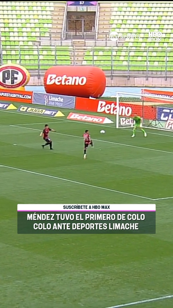 👀⚪⚫ ¡Era golazo! Víctor Felipe Méndez se animó en #ColoColo y el balón dio en el vertical que defiende Matías Bórquez en Deportes Limache. Disfruta de lo mejor de la #LigaDePrimeraMercadoLibre 2026. Suscríbete a #TNTSportsenHBOMax 📲💻 Link en la BIO 📍