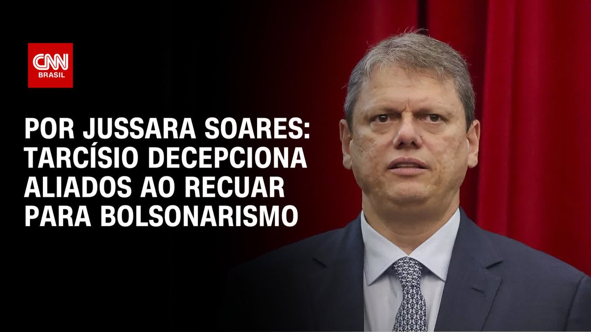CNN: Tarcísio decepciona aliados ao recuar para bolsonarismo; A decepção de Kassab foi não ter controle sobre Tarcísio como ele pensava ter. FLÁVIO BOLSONARO PRESIDENTE