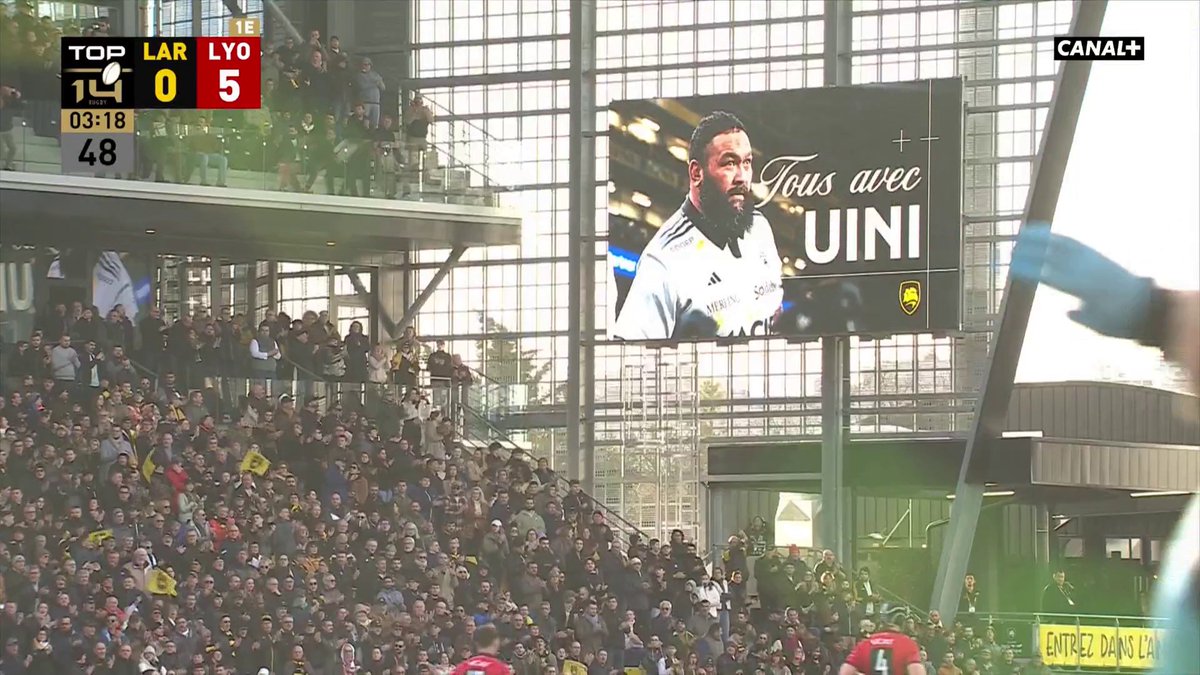 LE TOP 14 APPORTE SON SOUTIEN À UINI ATONIO 😍