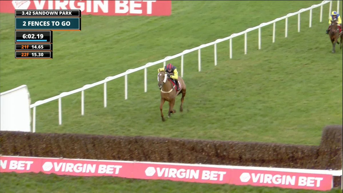 He's run them RAGGED! 😮 Pic Roc wins the Virgin Bet Masters Handicap Chase comprehensively 🥇 #ITVRacing | Ben Jones | Ben Pauling Racing
