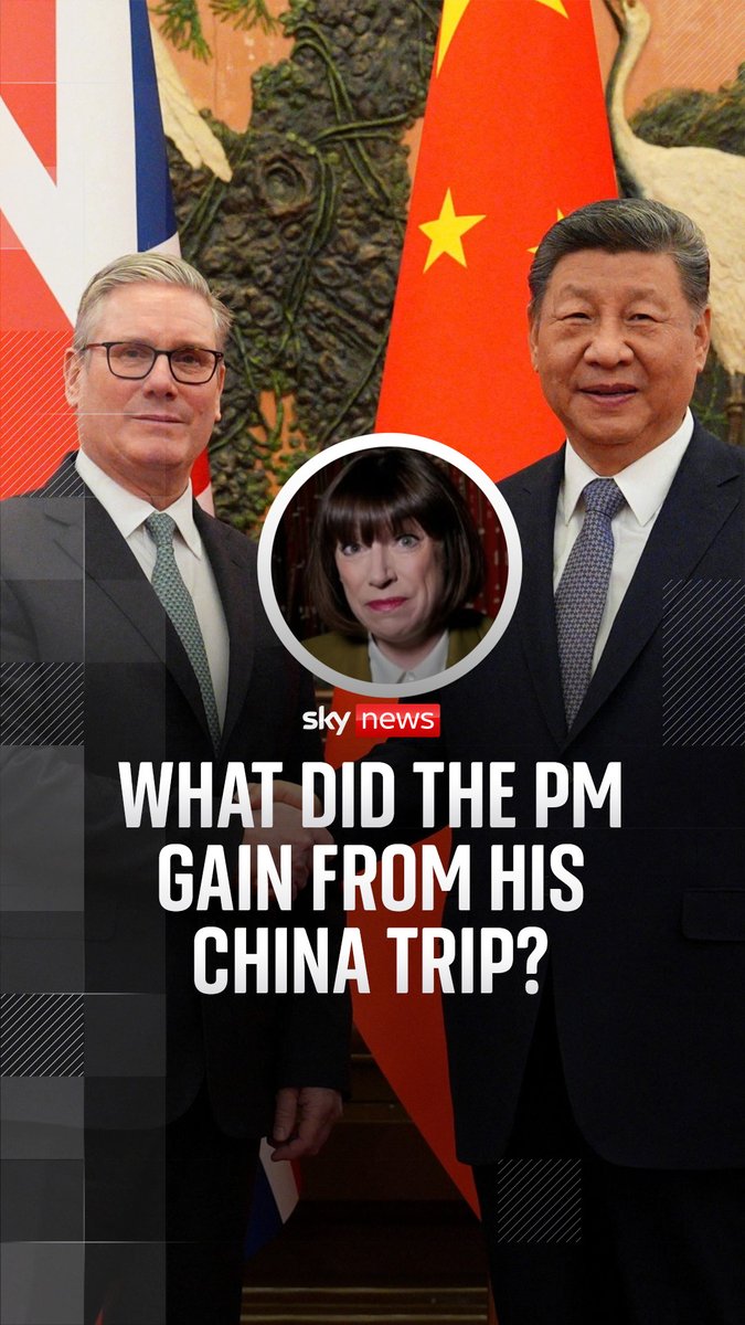The Prime Minister is currently on a whistle-stop trip around Asia, but did the UK benefit from his visit to China? Sky's Beth Rigby gives her analysis of Sir Keir Starmer's meeting with Xi Jinping. 🔗