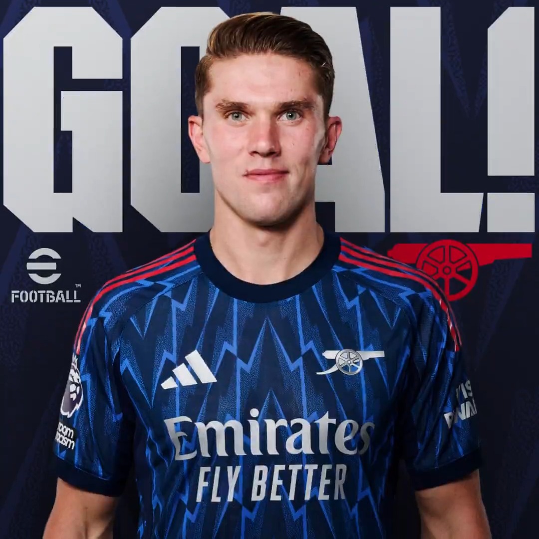 GET IN, VIK! 🤩 Odegaard sends Martinelli down the right flank with a clever pass, and the Brazilian's low cross is converted by Gyokeres! 😤 ⚪️ 0-3 🔵 (70)