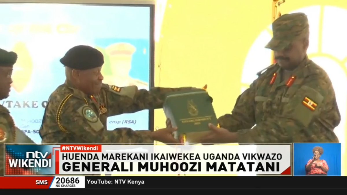Generali Muhoozi Matatani Uganda imo katika hatari ya kuwekewa vikwazo vipya na Marekani kufuatia mfululizo wa taarifa za mitandao ya kijamii kutoka kwa Mkuu wa jeshi wa Uganda, Jenerali Muhoozi Kainerugaba. #NTVWikendi Fridah Mwaka