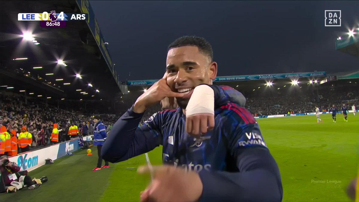 ¿QUIERES UN GOLAZO? LLAMA A GABRIEL JESUS ☎️🇧🇷 El 9️⃣ del Arsenal ha renacido y está de dulce 🍬 #PremierLeagueDAZN ⚽🏴󠁧󠁢󠁥󠁮󠁧󠁿