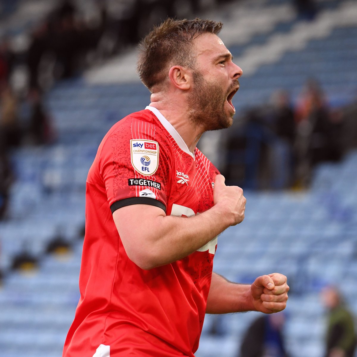 Over land and sea... And Leicester ๐ Thank you for your incredible support today, Addicks! โค๏ธ #cafc