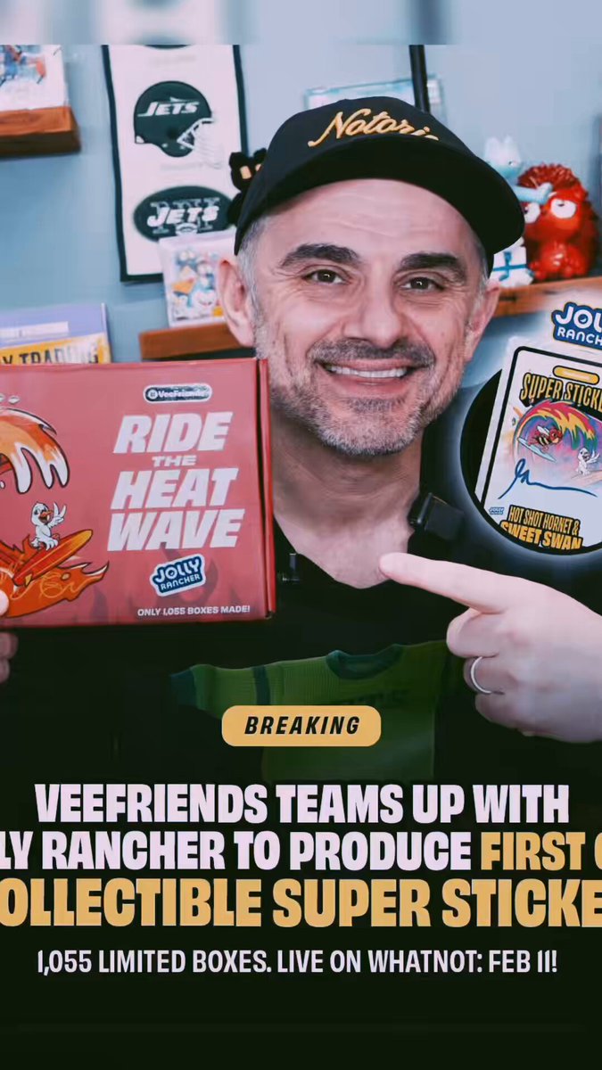 The collaboration you did not see coming, nor did you think the world needed. VeeFriends vs JOLLY RANCHER 🤓