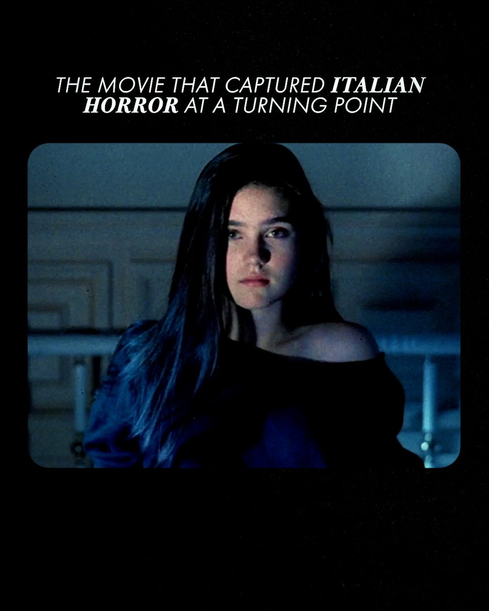 PHENOMENA [1985] 📽️ Starring Jennifer Connelly and known as one of his most eccentric and unique thrillers - #OnThisDay In 1985, Dario Argento's horror classic was unleashed in 🇮🇹 cinemas! Available on 4K UHD &amp; Blu-ray #movietrivia #horrortok #moviestowatch #physicalmedia