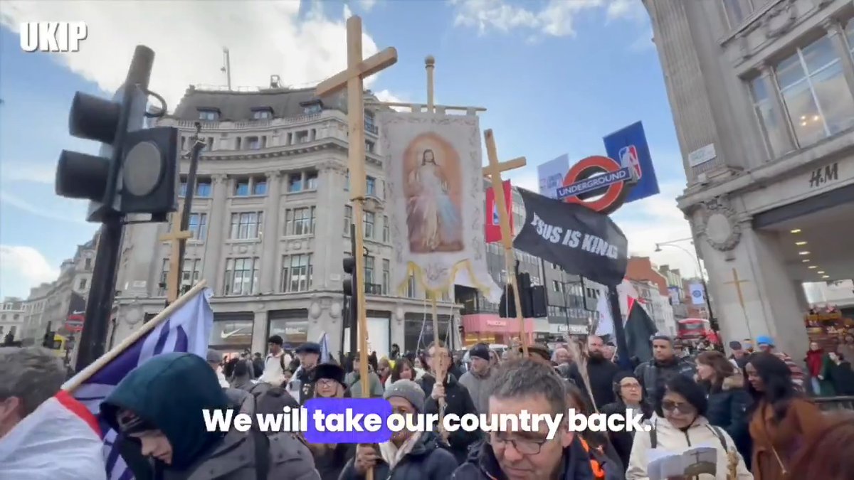 London is a Christian city. Britain is a Christian land. Christians will not be banned from marching. Nick Marcel Tenconi ✝️