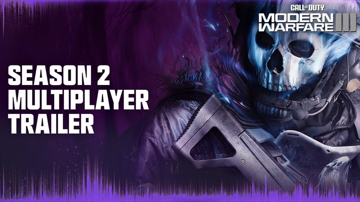 January 31, 2024 - MODERN WARFARE III Call of Duty and Sledgehammer releases a Gameplay Launch Trailer for the upcoming release of Season Two, featuring a collaboration with The Walking Dead. #TICH