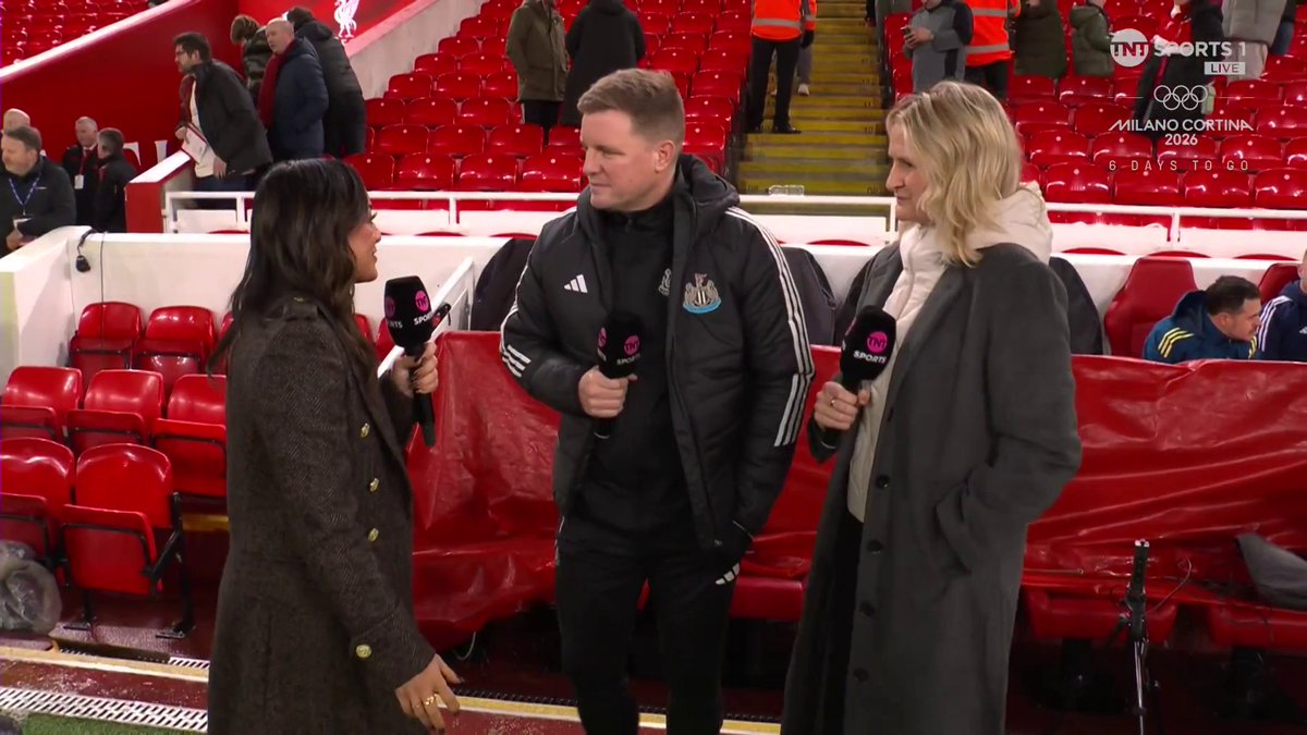 “This is a brilliant test for us tonight” Eddie Howe on the importance of momentum as Newcastle face a tough run of fixtures 👀 🎙️ @julesbreach | 📺 TNT Sports &amp; discovery+ UK