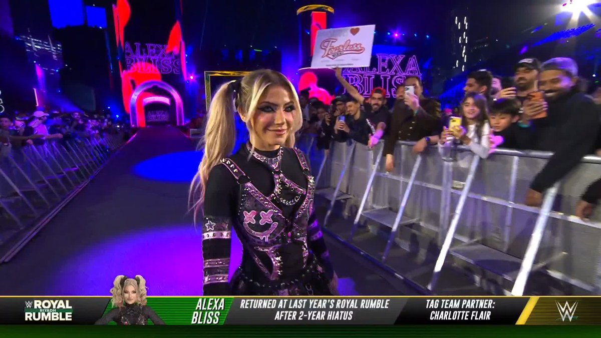 .Lexi (Kaufman) Cabrera is entrant #2! Friendships will be TESTED... 👀 Watch Royal Rumble LIVE on the ESPN app: