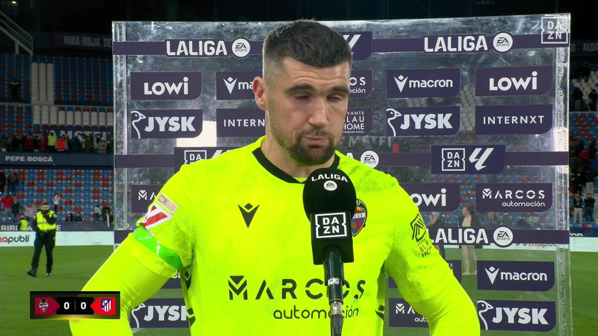 "¿Es momento de ilusionarse? Claro que sí" 🗣️ Ryan lo tiene claro y cree en la permanencia del Levante UD 🐸 #LALIGAenDAZN ⚽️