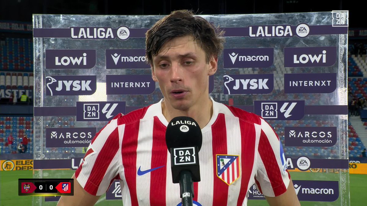 "Lo de hoy es un palo duro" 🗣️ Robin Le Normand y su reflexión tras el empate del Atlético de Madrid #LALIGAenDAZN ⚽️