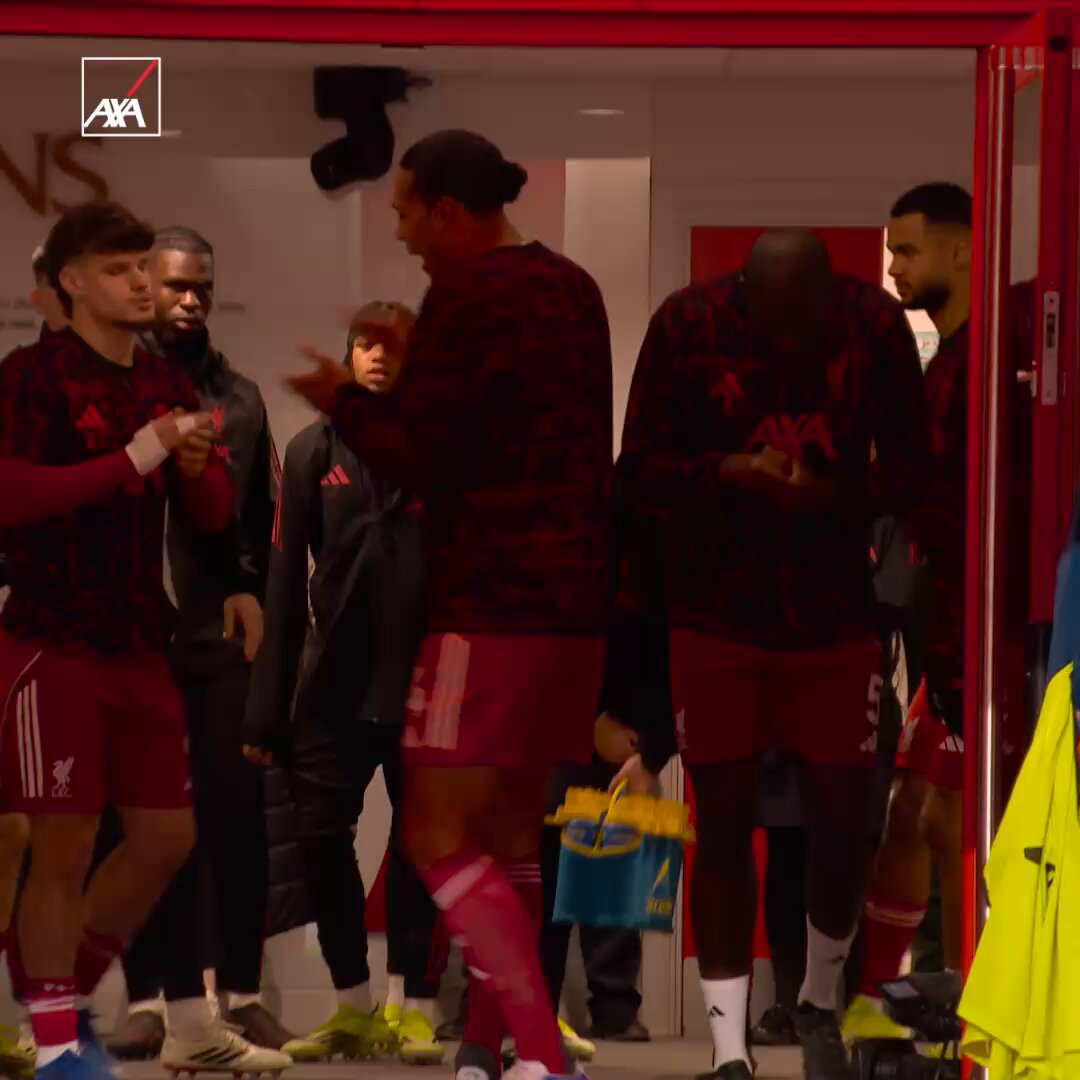 Warm-up time at Anfield 🔋 AXA | #Ad