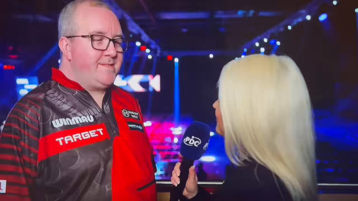 Darts. What a sport Stephen Bunting Polly James ITV Sport
