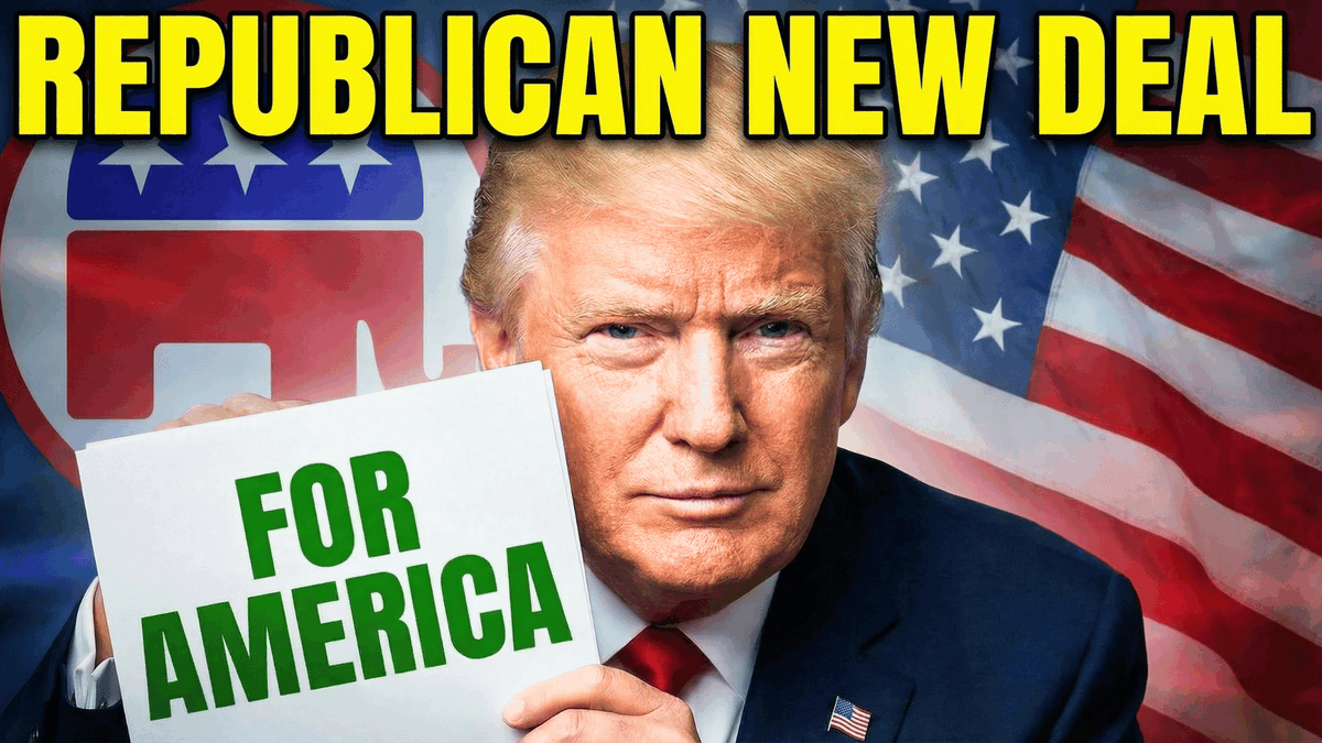 JUST DROPPED: Trump vs. Wall Street Kevin Warsh just declared "regime change" at the Fed. Jamieson Greer invoked Hamilton at Davos. $18 trillion flowing to Main Street. The Republican New Deal isn't a slogan—it's happening. The globalists are terrified. 👇 WATCH