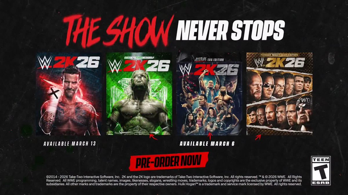 #WWE2K26 looks FIRE! 🔥 #WWE2K26