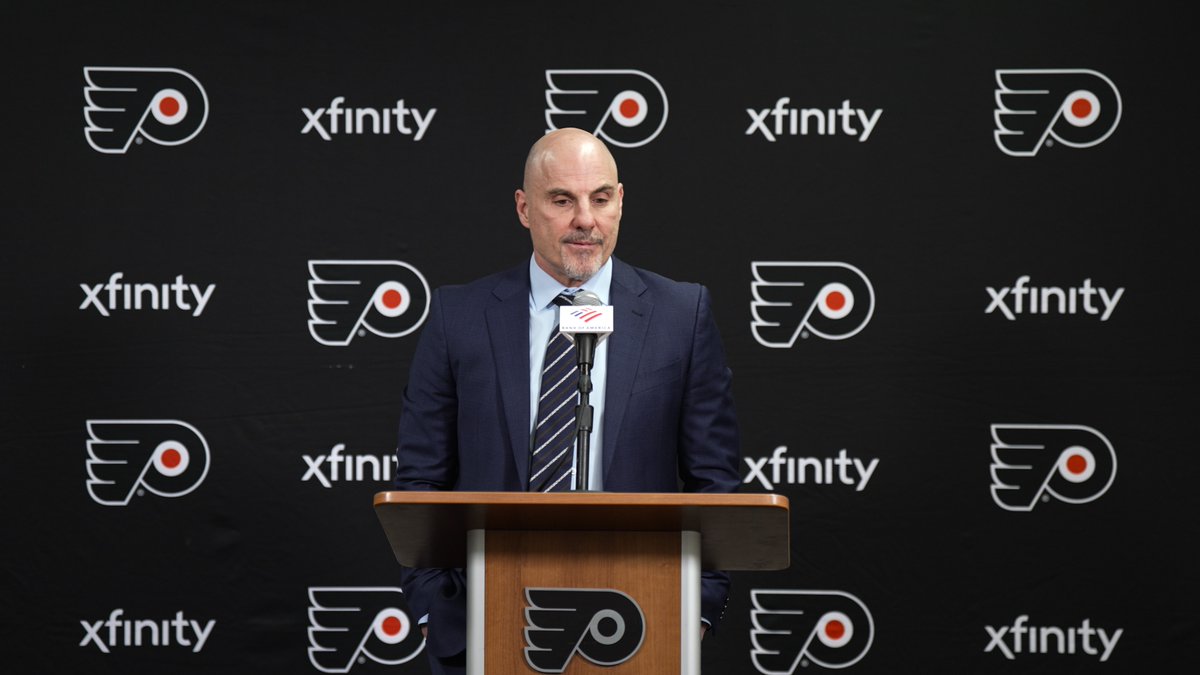 Head coach Rick Tocchet met with the media following #LAKvsPHI.
