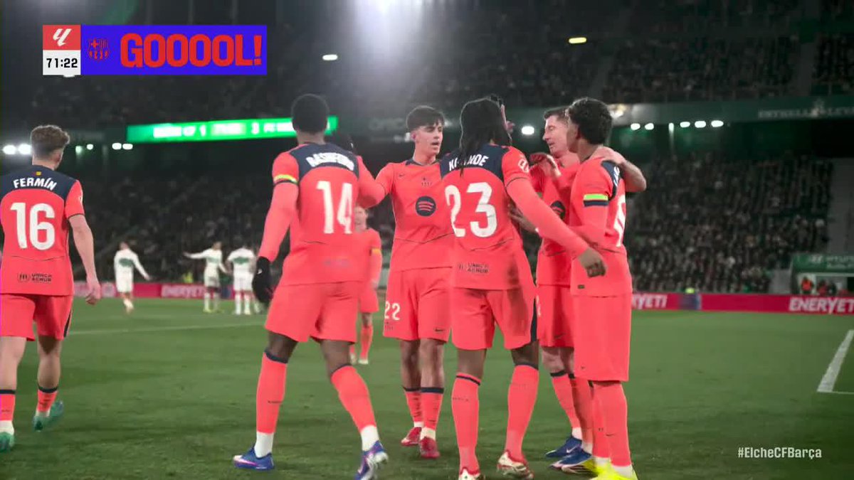 A fantastic run by Lamine leads to a Rashford goal! He continues to flourish in Barcelona ❤️