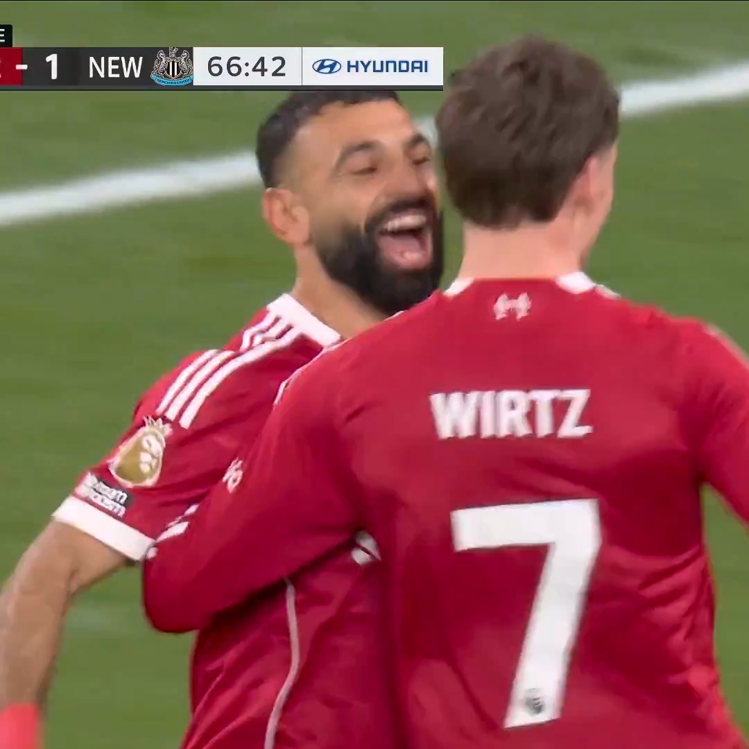 Florian Wirtz places it PERFECTLY and Liverpool move another step closer to an important win over Newcastle. 🎯