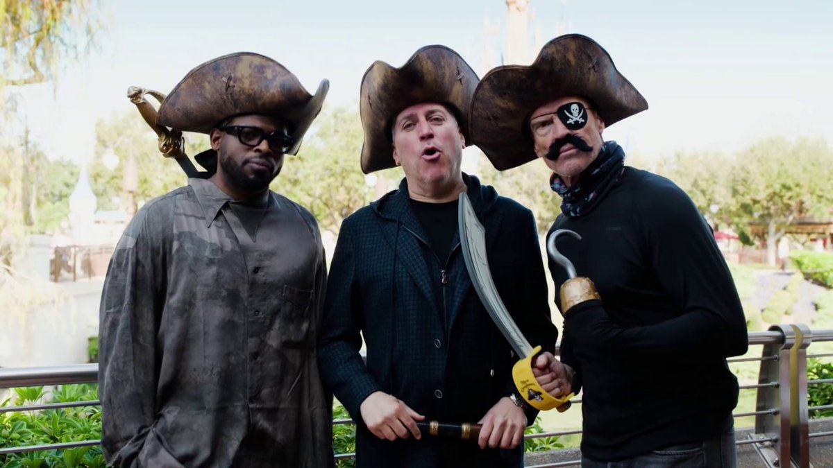 Ahead of the NHL Stadium Series game in Tampa, Steve Levy, Mark Messier and P.K. Subban headed to the Walt Disney World Resort to master how to be a pirate 🏴☠️