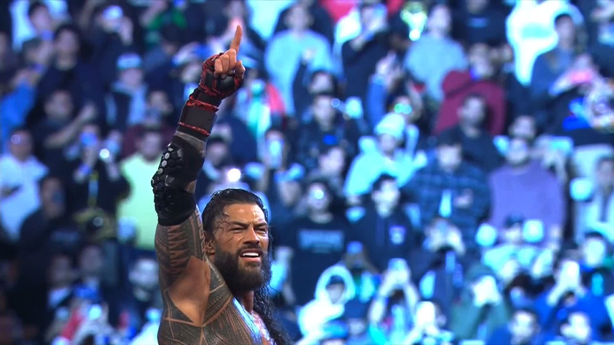 .Roman Reigns is headed to WrestleMania!!! ☝️