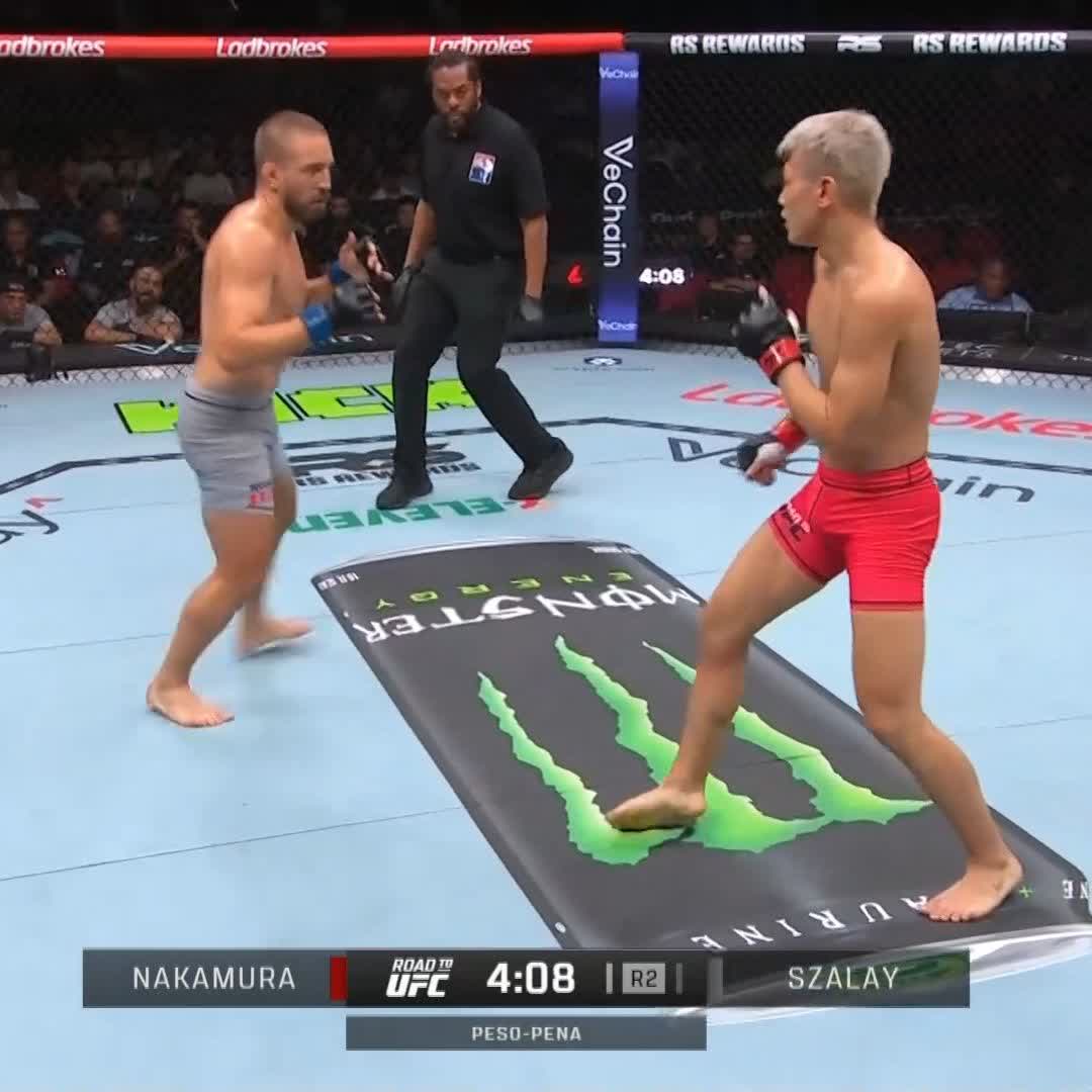 2R 中村京一郎がダウンを取られる！ #UFC