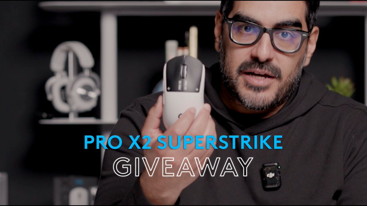 Get the mouse that's going to change the esports game. Enter our PRO X2 SUPERSTRIKE giveaway below 👇