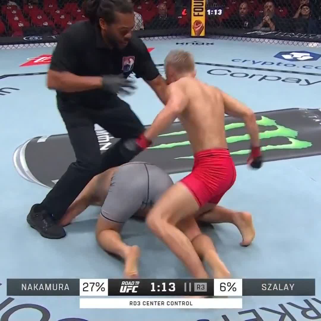 中村京一郎 大逆転勝利！！！ セバスチャン・サレイに3RKO勝ち！トーナメント優勝！UFC契約！ #UFC325