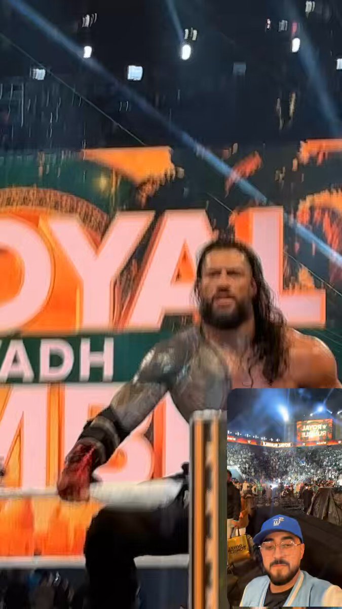 عماااااار ياابلاي.🇸🇦💚 استضافة #RoyalRumble للتاريخ.