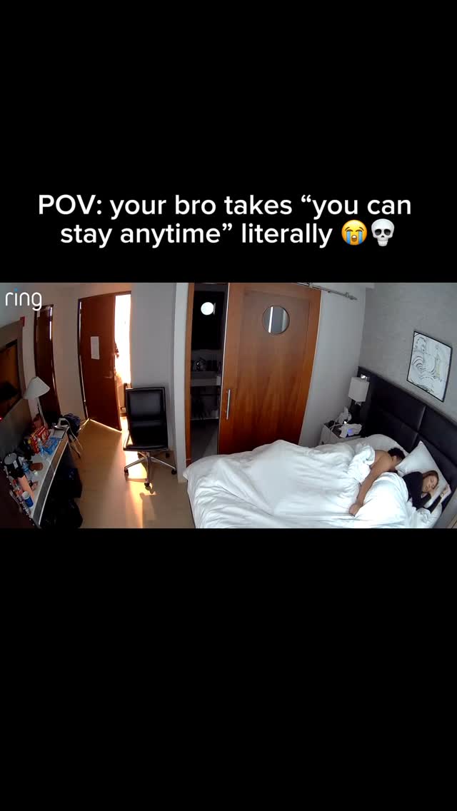 He's pretending to be mad at bro so his wife doesn't get offended 😂