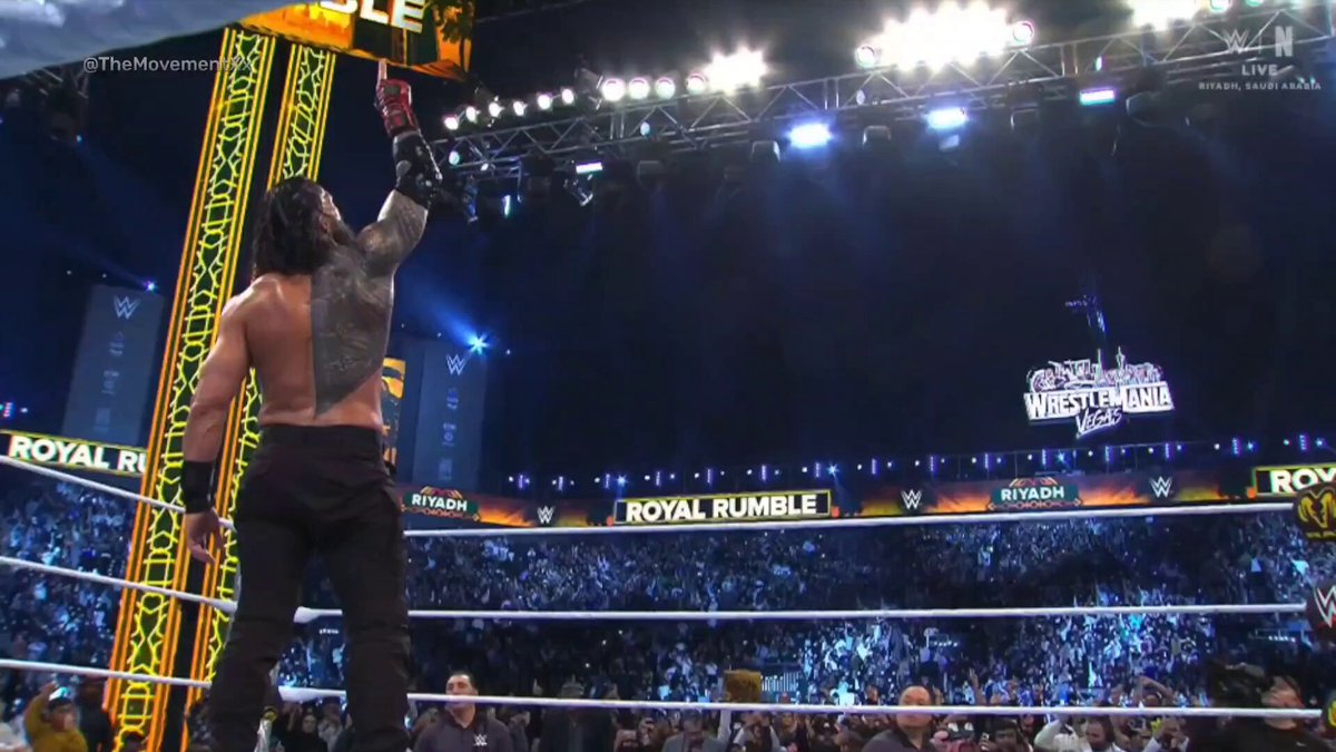 WAIT WHAT 😭😭 Roman Reigns WON THE Royal Rumble 2026 OMGGG So that interview was pure kayfabe. What he really meant was... “You didn’t make any new stars in two years, so it’s time for me to go back where I belong.” Tuff shii roman😮‍💨 And now it feels like Roman Reigns vs CM Punk is happening at WrestleMania, which is gonna be insane Congrats on the second Royal Rumble win, Roman Reigns 🐐 Still cant believe it really happened lol. #RoyalRumble