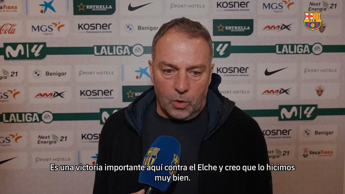 🗣️ "Es una victoria importante" 🎙️ Hansi Flick
